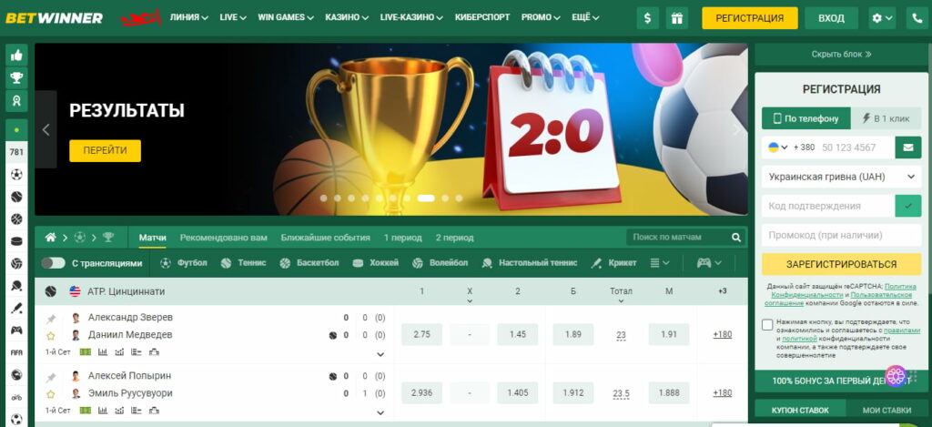 Побеждай с Bet Winner Всё о букмекерской компании